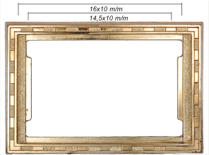 Cadre METEOR Vieux bronze