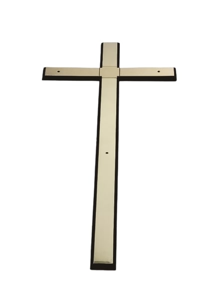 Croix Latine Or sans Christ non mont&eacute;e