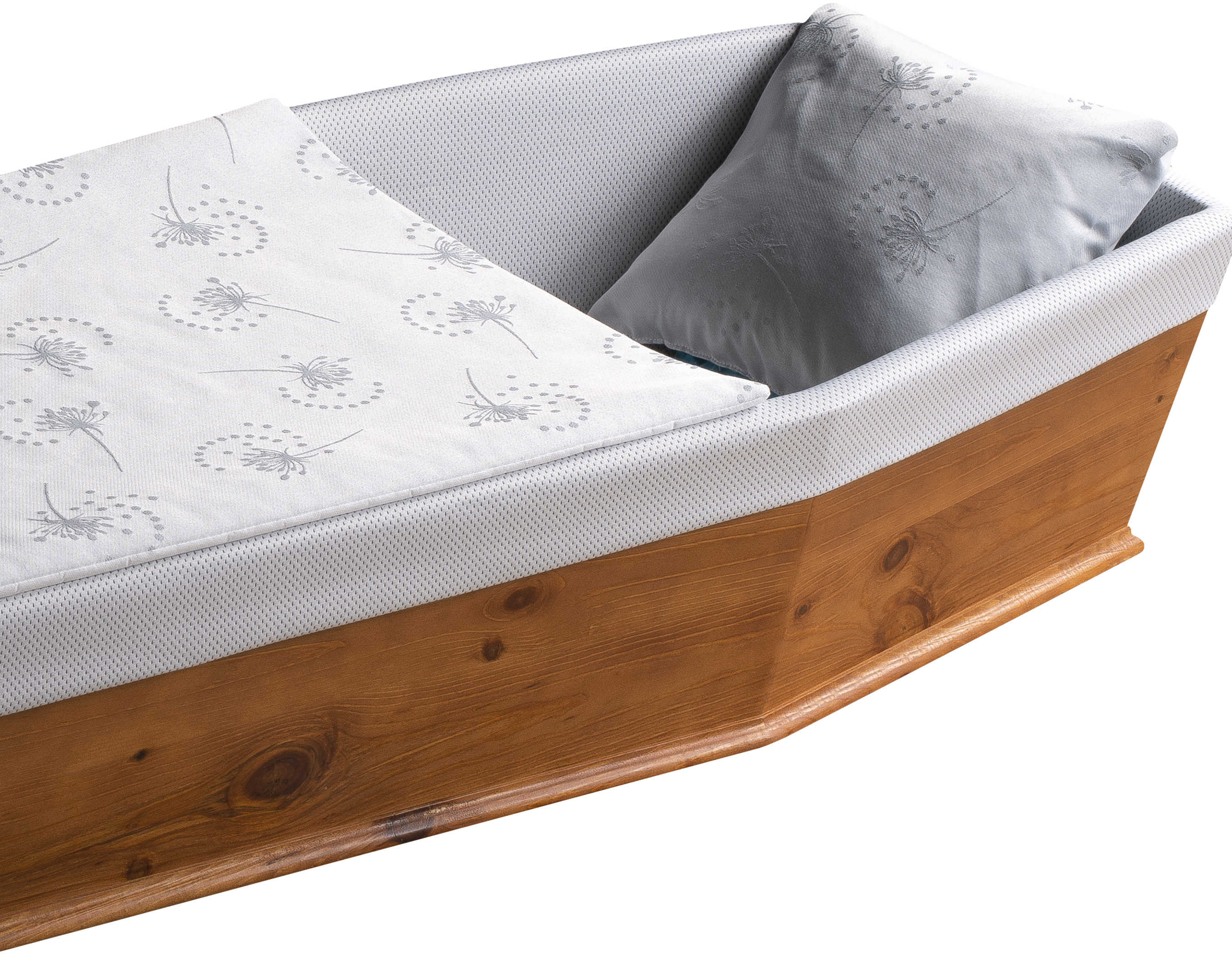 Capiton Fleur de Vent Gris Bac Gris Clair