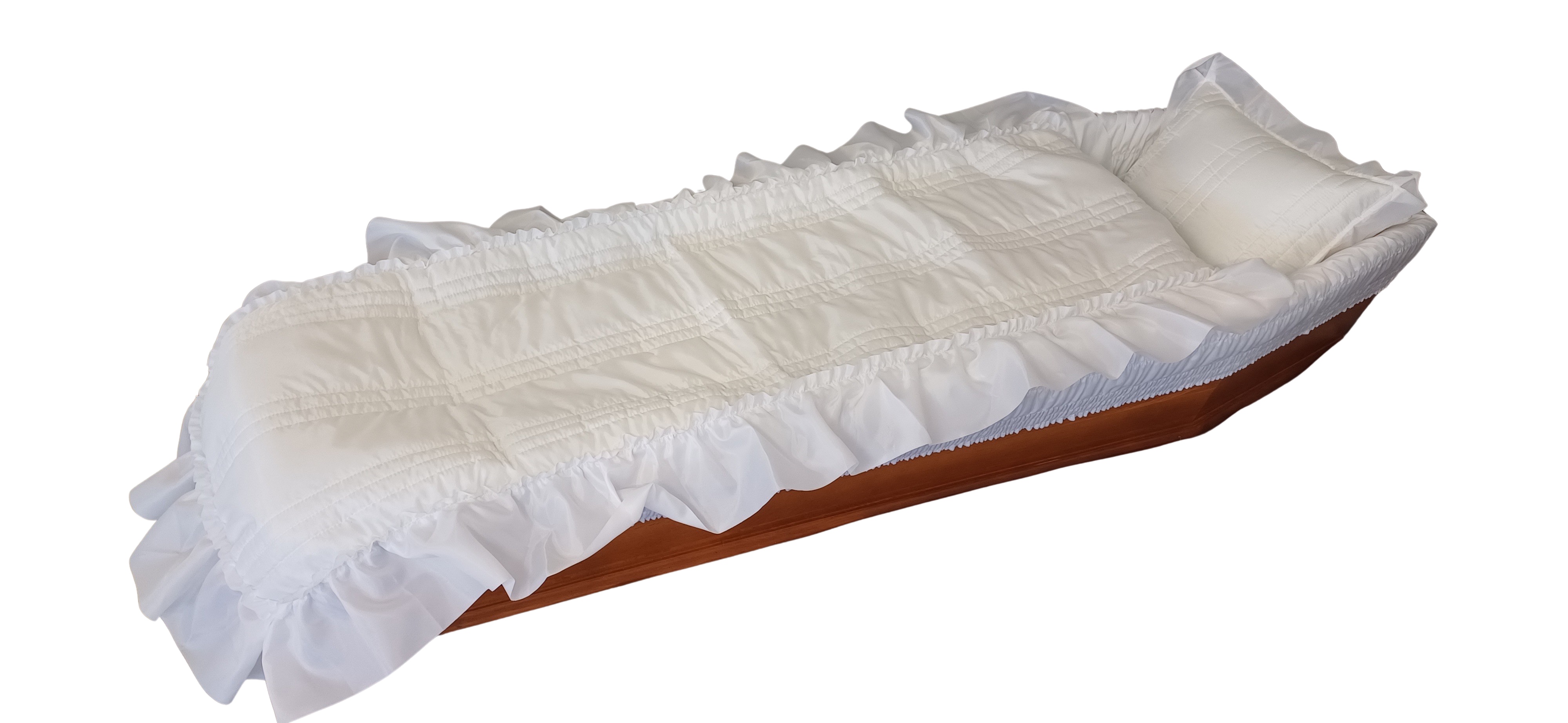 Capiton Taffetas Blanc x 6